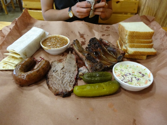 We ate at Kraus Market t BBQ twice within 72 hours. The cheese and jalapeño sausage blew my mind